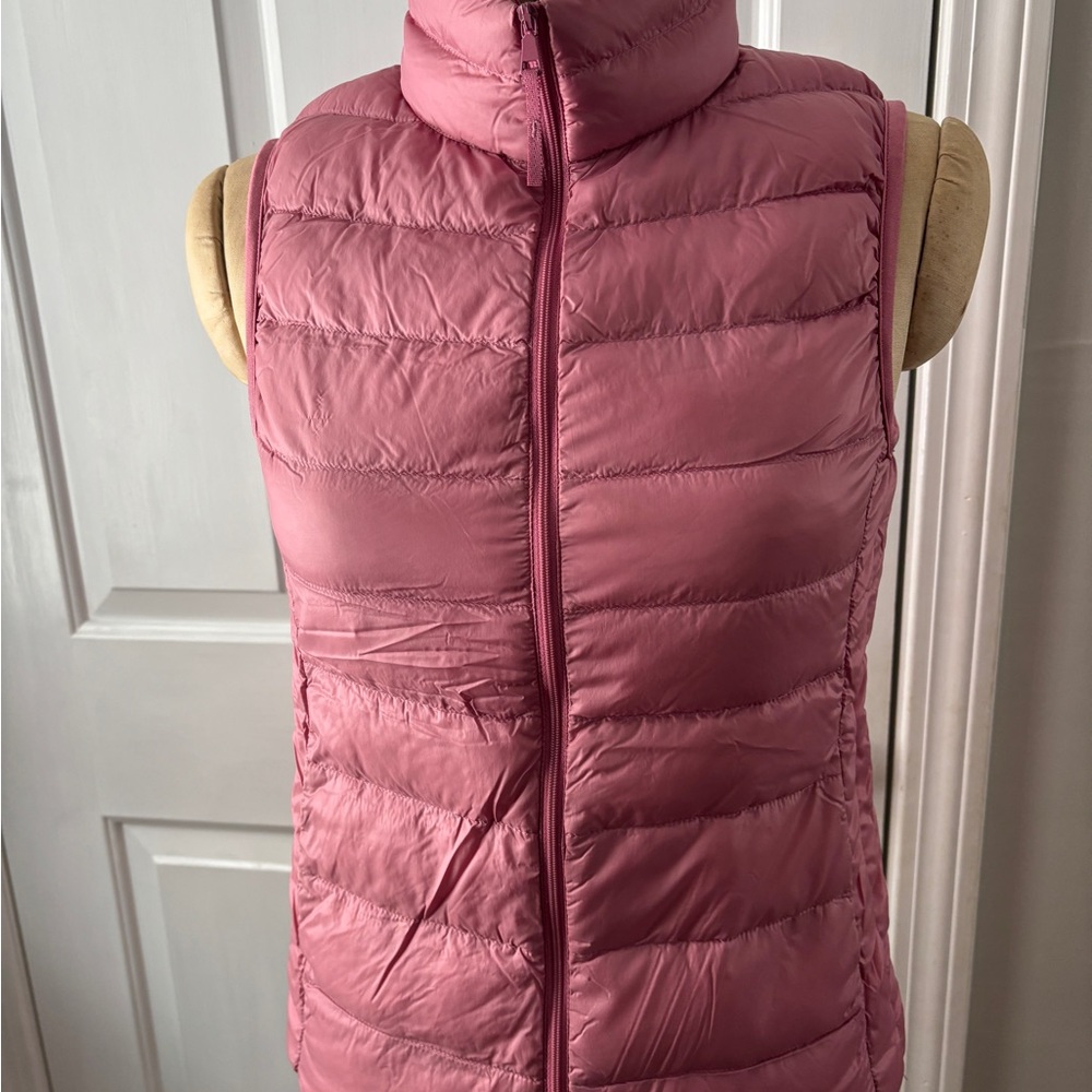 Women's Pink Puffer Vest